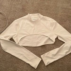 Athleta cropped long sleeve